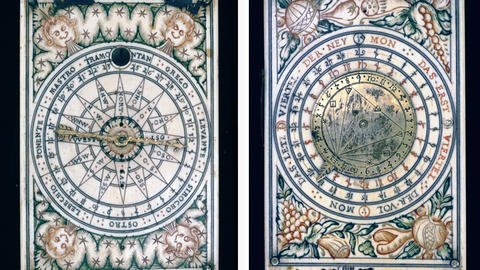 Diptych Sundial Details