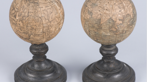 Pair of DeMongenet Globes