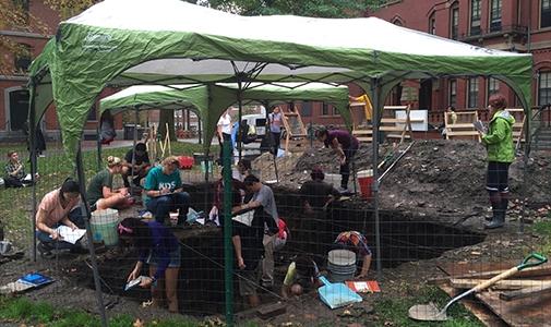 Harvard Yard Excavation