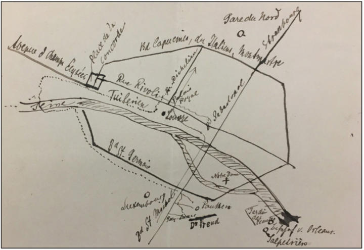 Map of Paris